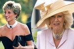 Camilla si oblíbila skoro stejný šperk jako Diana.