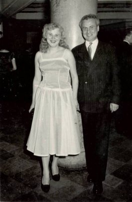 Foto Boženy Pochové s tanečním partnerem Slávkem z roku 1960.