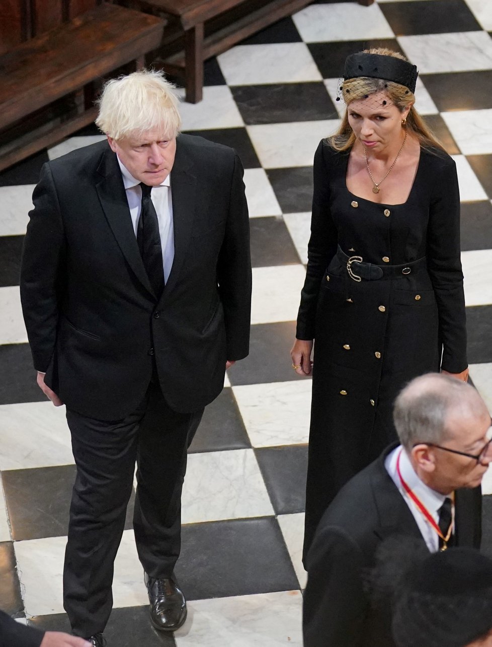 Bývalý britský premiér Boris Johnson s manželkou