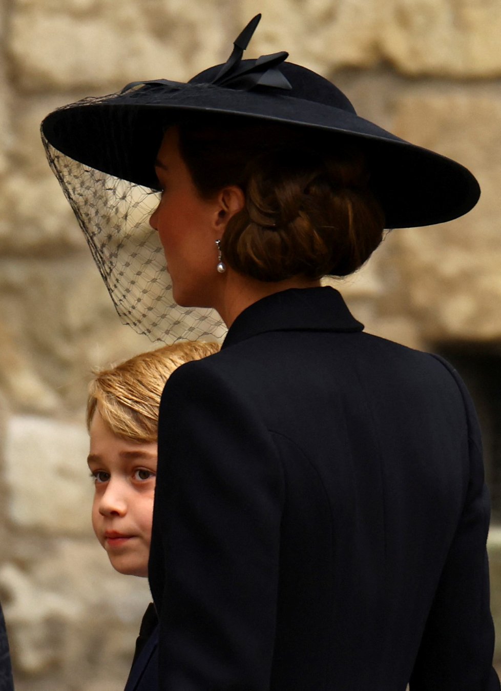 Vévodkyně Kate Middleton se synem Georgem.