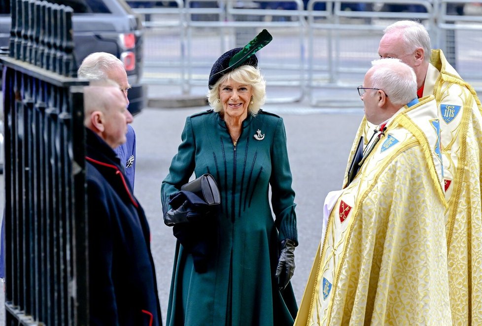 Vzpomínková mše na prince Philipa ve Westminsterském opatství - Camilla, vévodkyně z Cornwallu