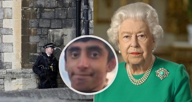 Pokus o atentát na britskou královnu: Zadržený mladík (19) chtěl po královské rodině omluvu