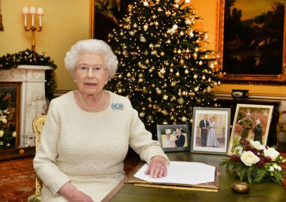 Vánoce britské královské rodiny.