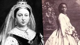 Královna Viktorie adoptovala malou africkou princeznu.