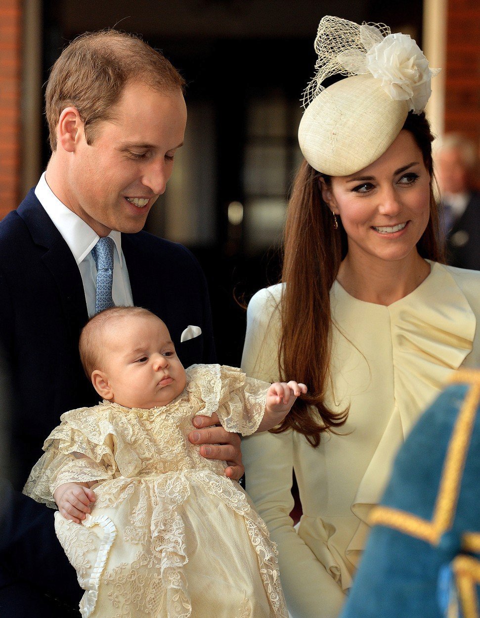 Kate a William na křtinách George