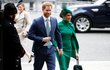 Princ Harry s vévodkyní Meghan, sladění do zelena.