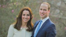 Kate a William rozeslali jako své poděkování gratulantům dosud nezveřejněný portrét.