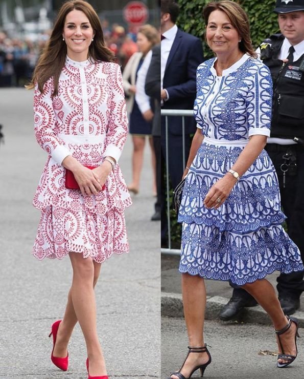 Kate a Carole Middleton