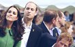 Princ William s manželkou Kate a princ Harry