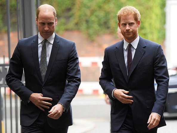 Princ Harry se svým bratrem, princem Williamem