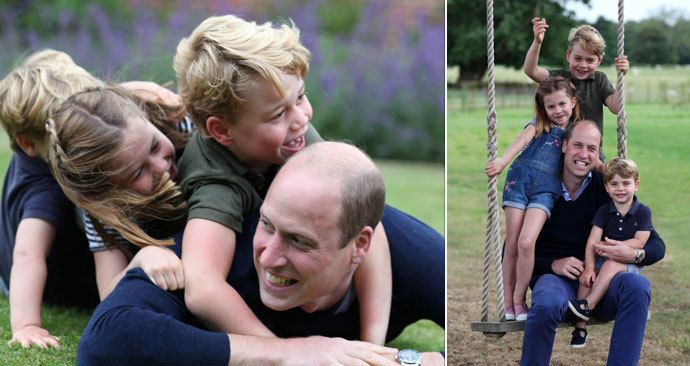 William spojil svoje narozeniny se Dnem otců: Kate fotila, princ dováděl s dětmi!