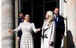 Švédská korunní princezna Victoria a princ Daniel a norská korunní princezna Mette-Marit a korunní princ Haakon 