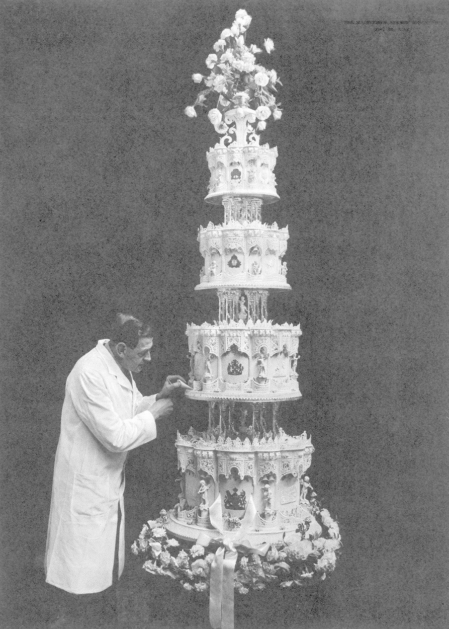 Královský svatební dort z roku 1947