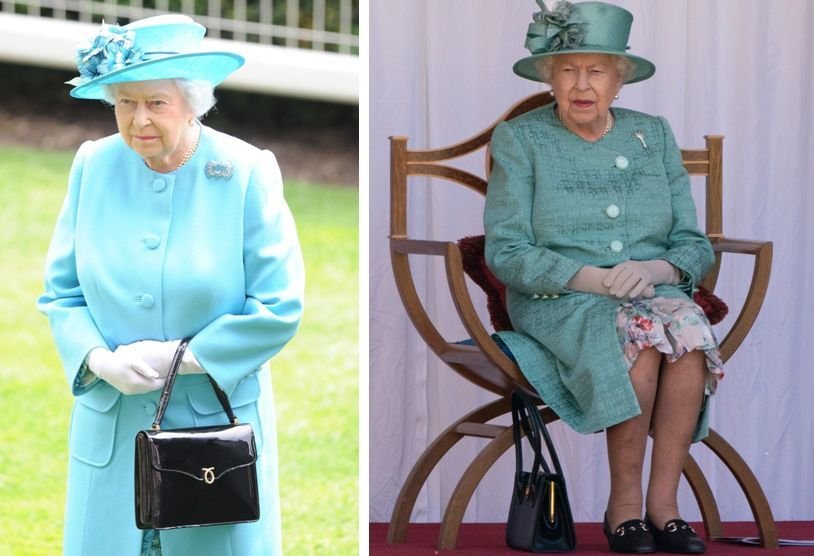 Co značí královnina gesta za pomoci její kabelky?