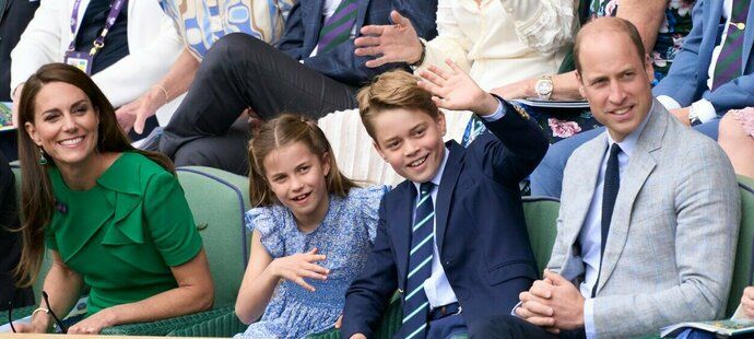 Královská rodina na letošním Wimbledonu