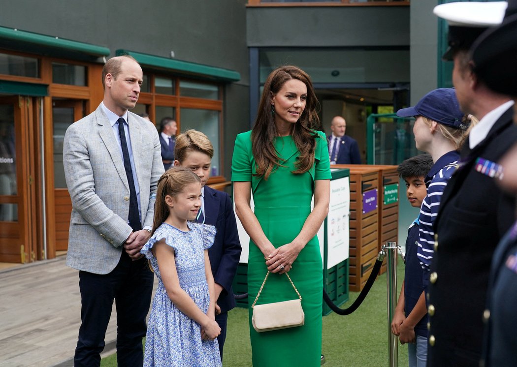 Královská rodina na Wimbledonu