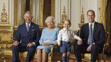 Královna Alžběta slaví 90! Na známkách bude s malým a „vyvýšeným“ Georgem
