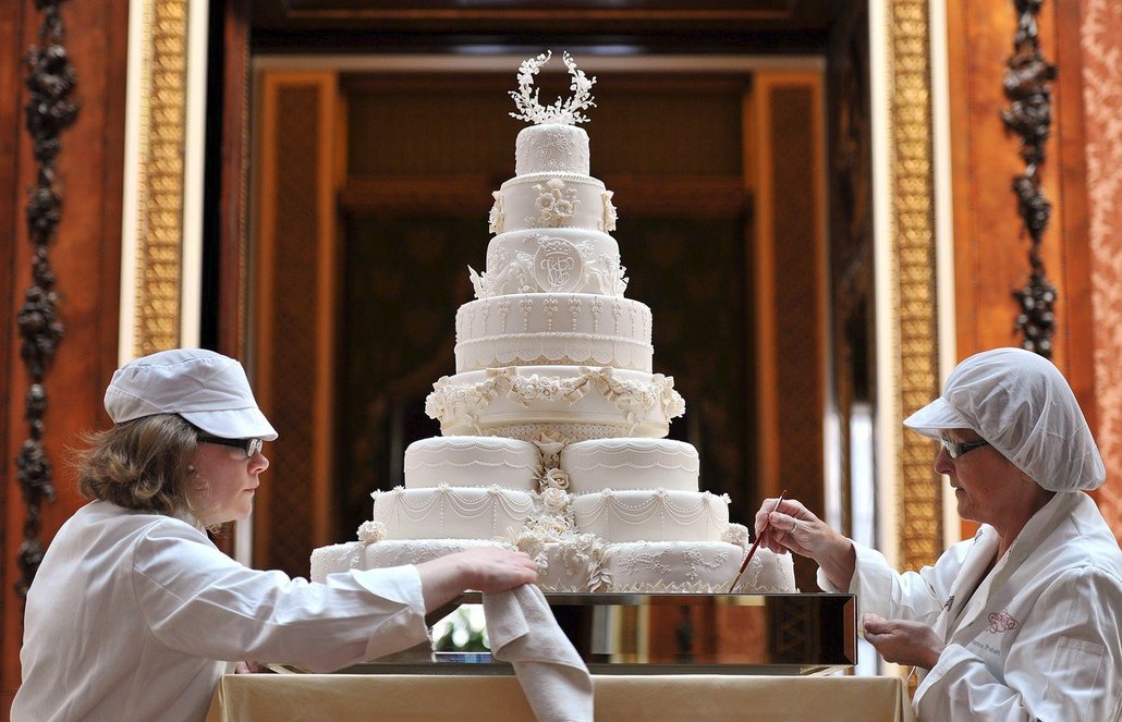 Královský svatební dort ze svatby Williama a Kate