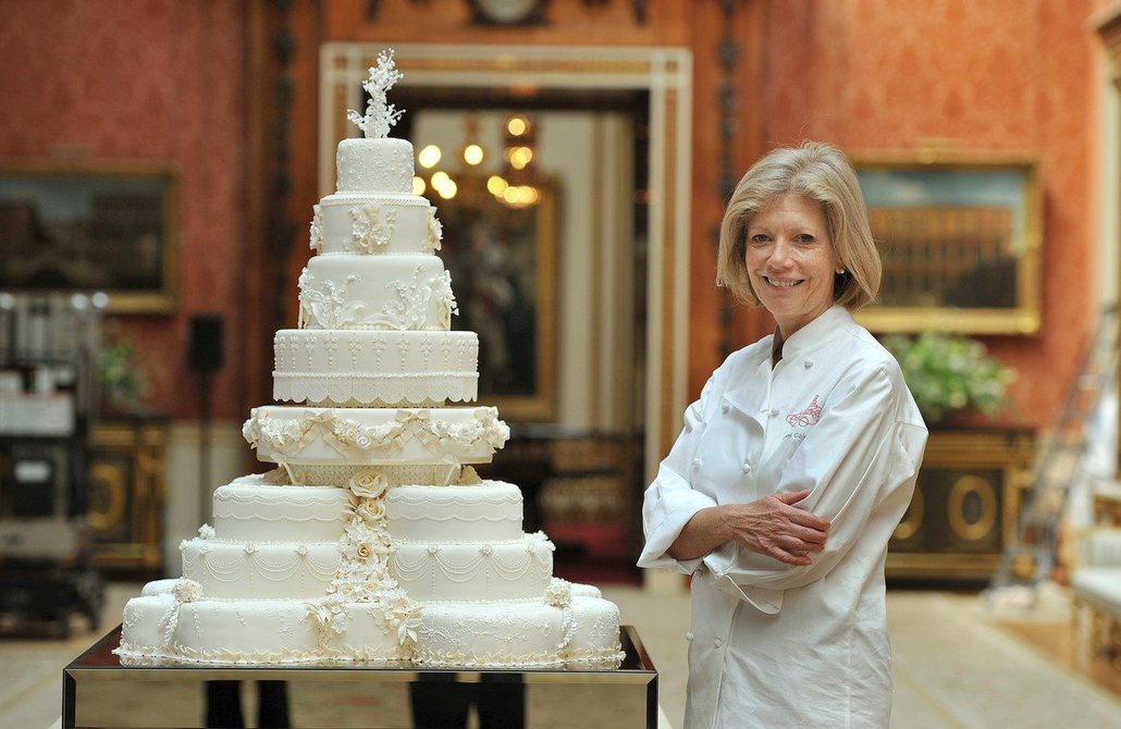 Královský svatební dort a jeho autorka Fiona Cairns