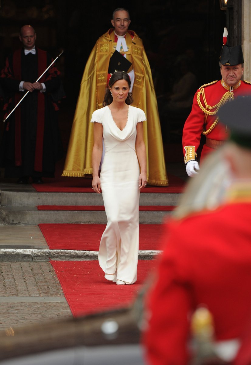 Družbu vedla Philippa Middleton, sestra (teď už princezny) Kate.