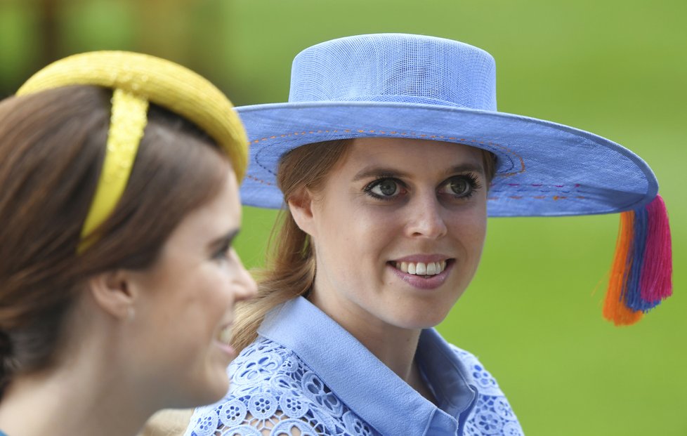 Princezny Eugenie a Beatrice (vpravo)