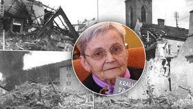 Hrůzné detaily z bombardování Kralup: „Mrtvé sváželi do kostela, byla tma jako o půlnoci,“ popisuje Jiřina (85)