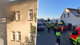 V Kralupech nad Vltavou hořela ubytovna: Záchranáři ošetřili sedm zraněných