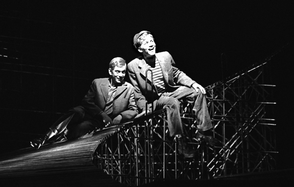 *S Petrem Čepkem (vlevo) v divadle Disk.
