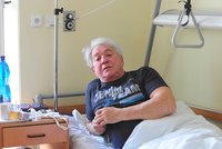 Jiří Krampol (85) opět v nemocnici: Zradily ho nohy!