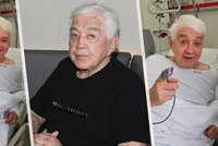 Jiří Krampol (85) na JIPu: Konečně se usmál!