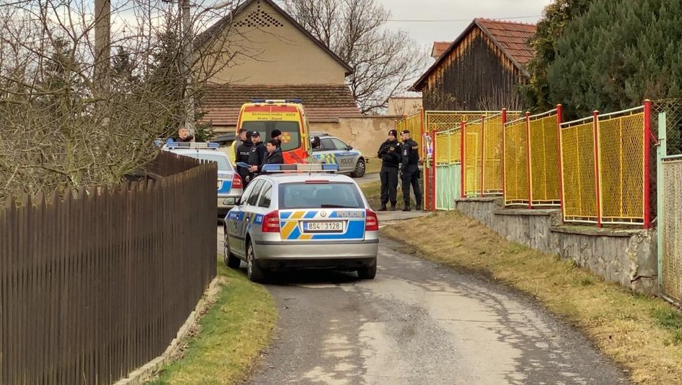 Policie v obci Krámy na Příbramsku