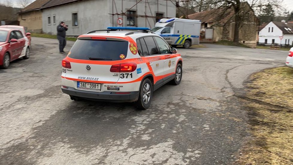 Policie v obci Krámy na Příbramsku