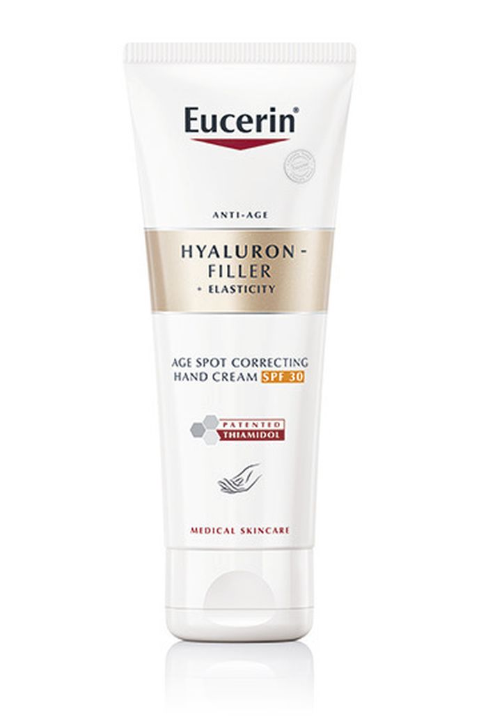 Depigmentační krém na ruce, Hyaluron-Filler + Elasticity, Eucerin, 349 Kč/75 ml