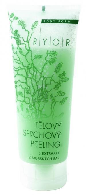 Tělový sprchový peeling s extrakty z mořských řas: Ryor, 95 Kč.