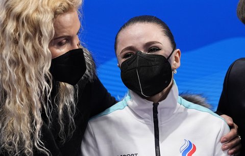 Kamila Valijevová přišla o olympijskou medaili a po své jízdě se rozplakala