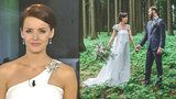 Moderátorka Gábina Kratochvílová se vdala: Romantika v lese!