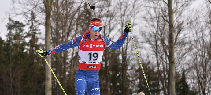 Michal Krčmář byl ve sprintu v Anterselvě nejlepší z českých biatlonistů (archivní foto)