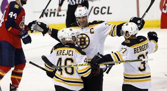 Krejčí pomohl Bostonu porazit Floridu, Hudlerův gól nestačil na Habs