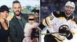 Hokejista Bostonu Bruins David Krejčí se dočkal syna, který na své jméno teprve čeká