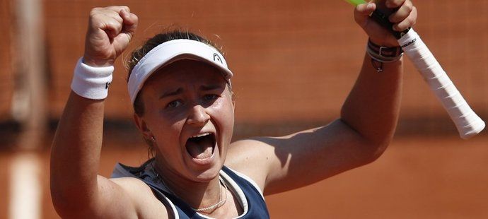 Barbora Krejčíková na French Open 2021