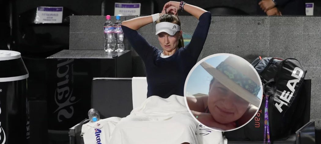Po šílené jízdě si slavná česká tenistka dopřává odpočinku v teple.