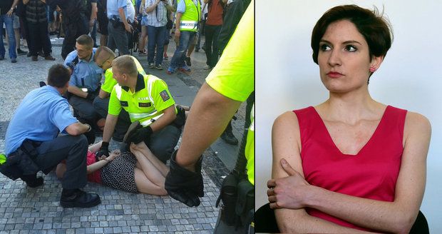 Kateřina při akci na podporu migrantů napadla policistu. Soud kývl podmínce