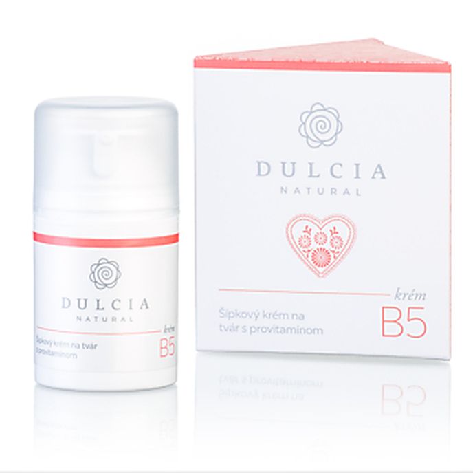 Šípkový krém na obličej s provitaminem B5. www.dulcia.cz, 50 ml 460 Kč