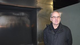 Jiří Šauer, jednatel společnosti Krematorium Ústí nad Labem, která od 1. ledna krematorium provozuje, zatím ale bez pece
