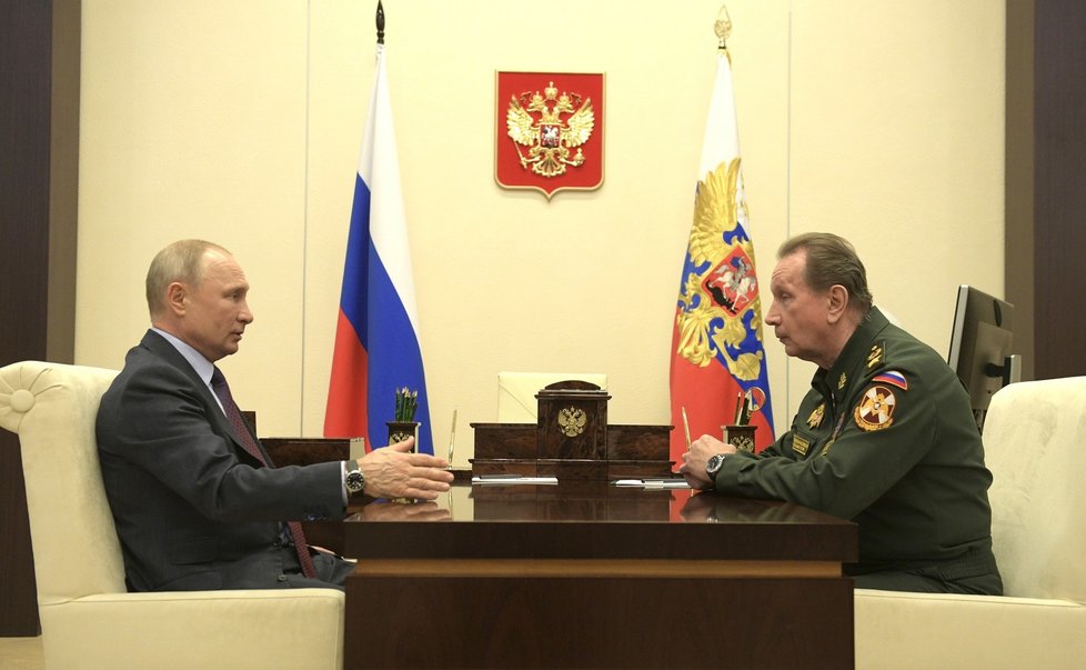 Viktor Zolotov u Vladimira Putina, 2020