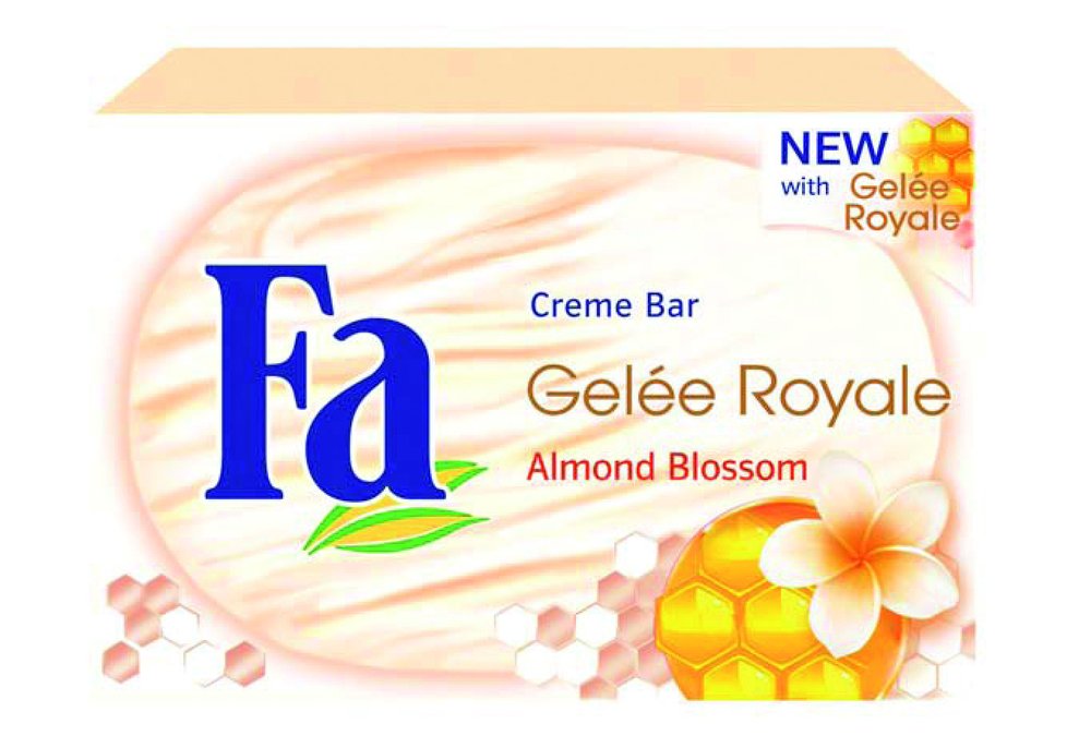 Mýdlo mateří kašička s mandlovým květem, Gelée Royale Almond Blossom, Fa, 13,90 Kč