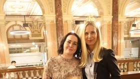 Jitka Pražáková, ředitelka nadace EP Group, na křtu knihy Adriany Málkové