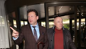 Křest knihy Cirkus Fiala: Radek Vondráček a Felix Slováček