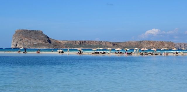 Pláž Balos na Krétě