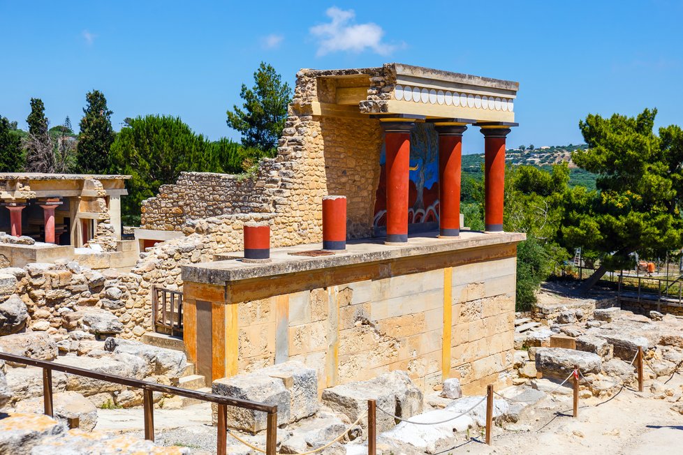 Palác Knóssos v Řecku